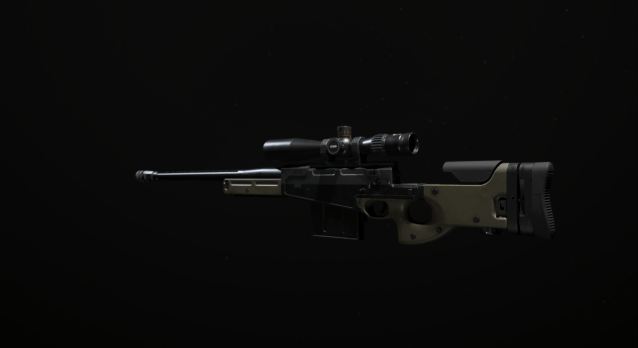 The Victus XMR sniper rifle in MW3.