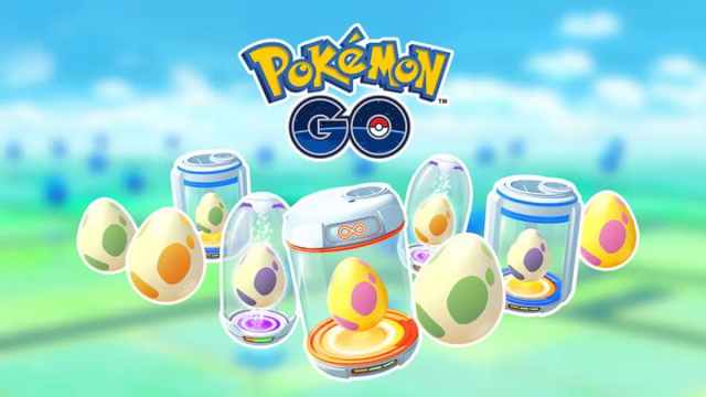 Eggs galore in Pokemon Go.