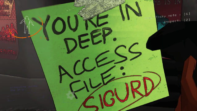 Sticky note left by the mysterious Sigurd in Lethal Company.
