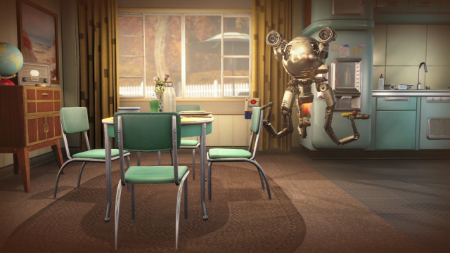 A kitchen in Fallout 4
