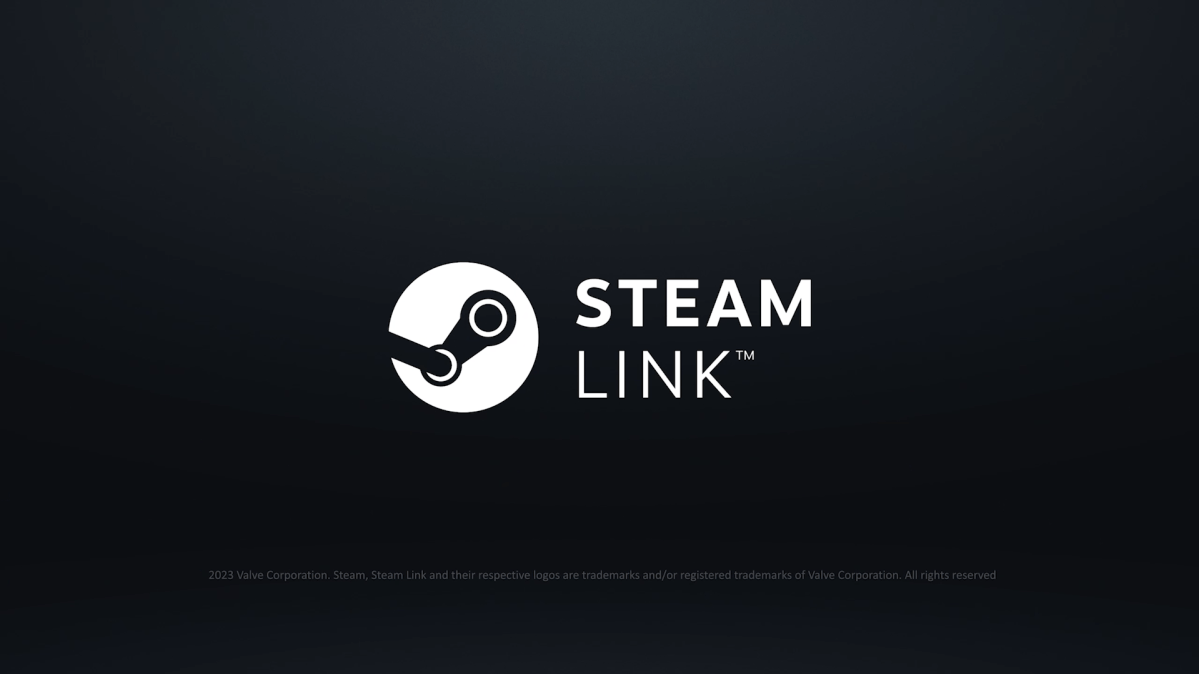 Steam link logo.