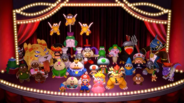 end credits photo in super mario rpg remake