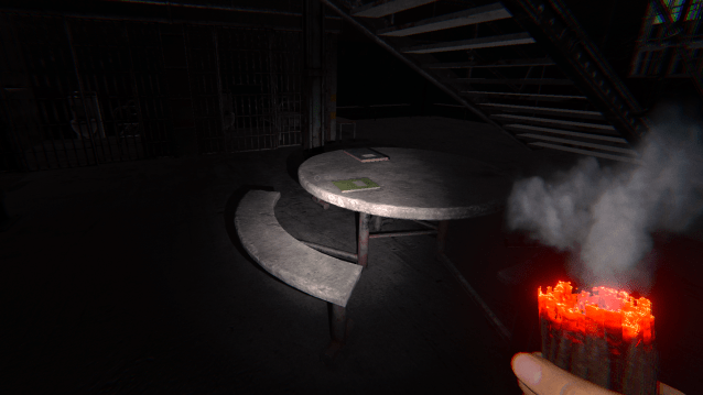 A player using Incense by a circular table.