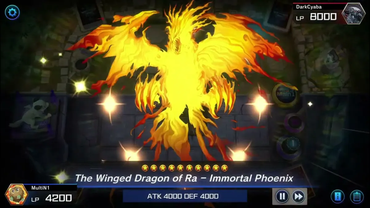 The Winged Dragon of Ra - Immortal Phoeniz animation in Yu-Gi-Oh! Master Duel