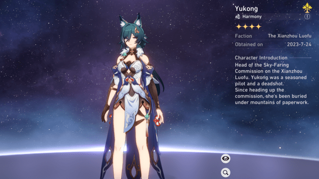 Yukong's description page.