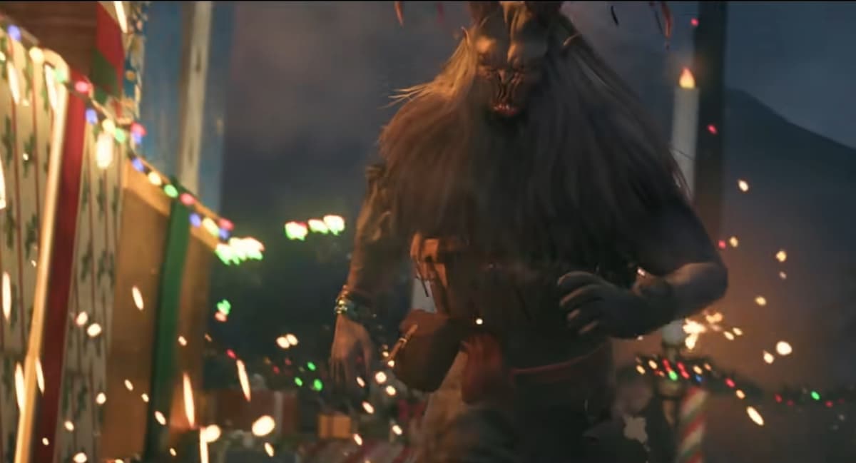 A screenshot of Krampus from CoD Vanguard.