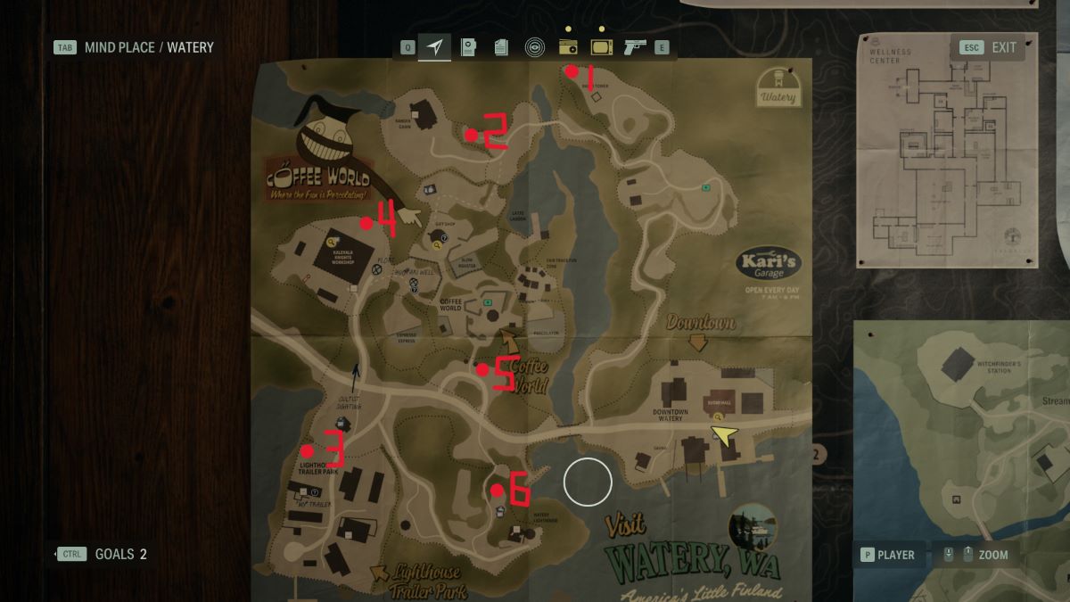 Alan Wake 2: All Cold Casey Lunch Box locations in Watery