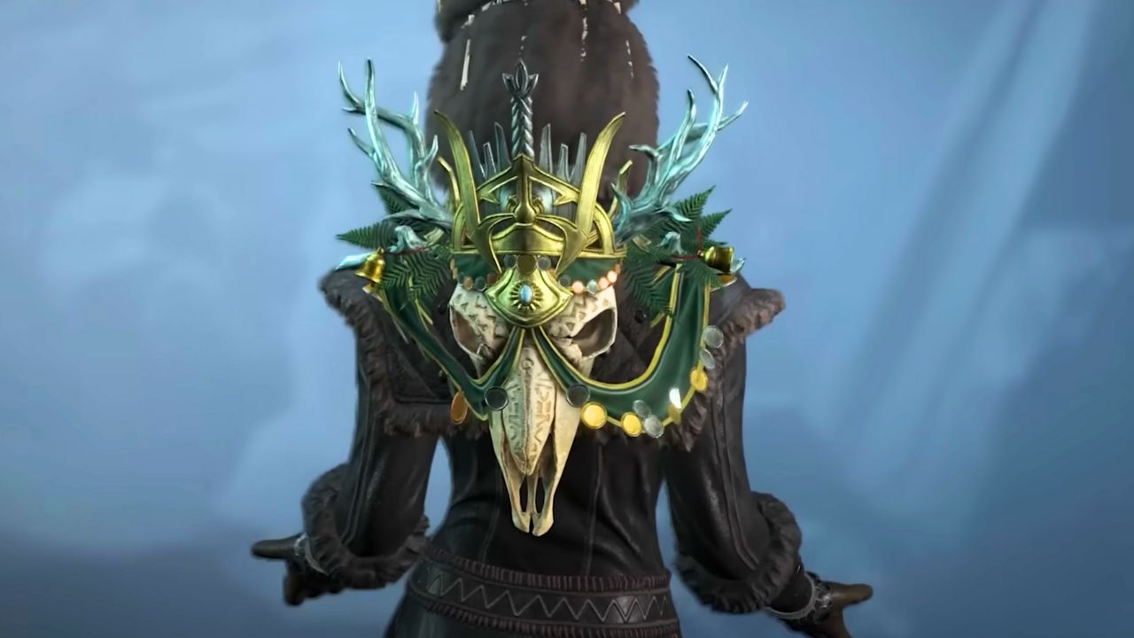 One of the back cosmetics from the Midwinter Blight event diablo 4