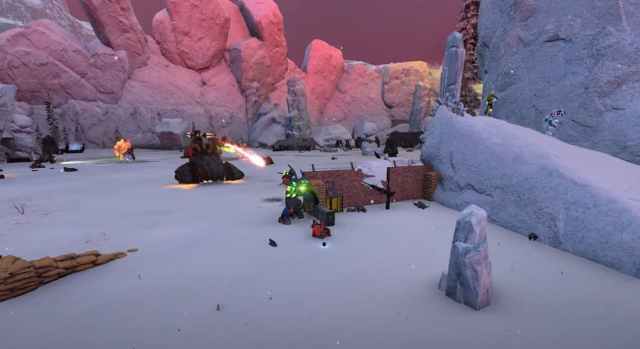 Snow and open spaces make this map highly entertaining for Firefight games.