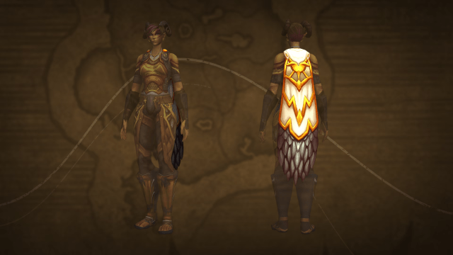 Female Human wearing Highlord’s Ceremonial Drape