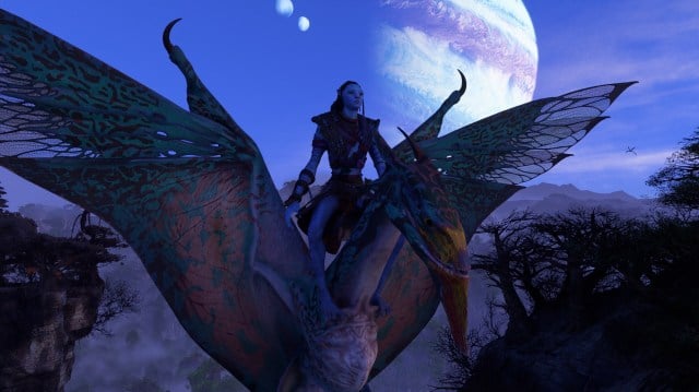 Player riding Ikran in Avatar: Frontiers of Pandora