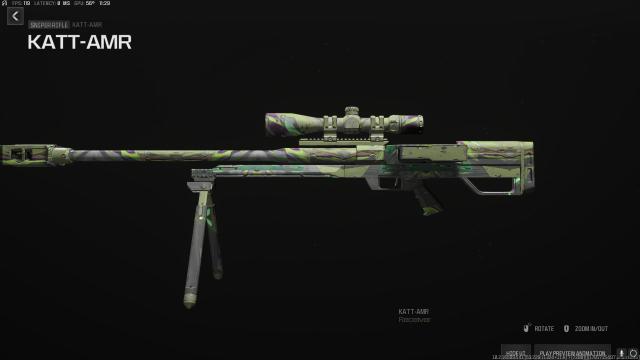 KATT AMR (Sniper)  — Dimensional Shift mw3 camo