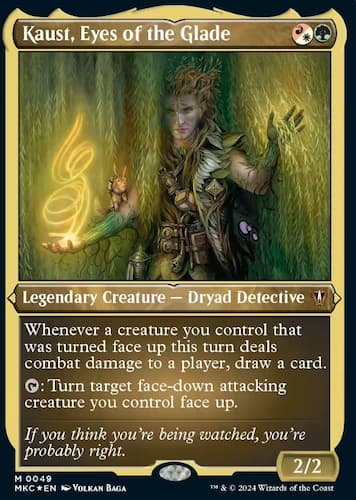 Dryad detective looking for clues