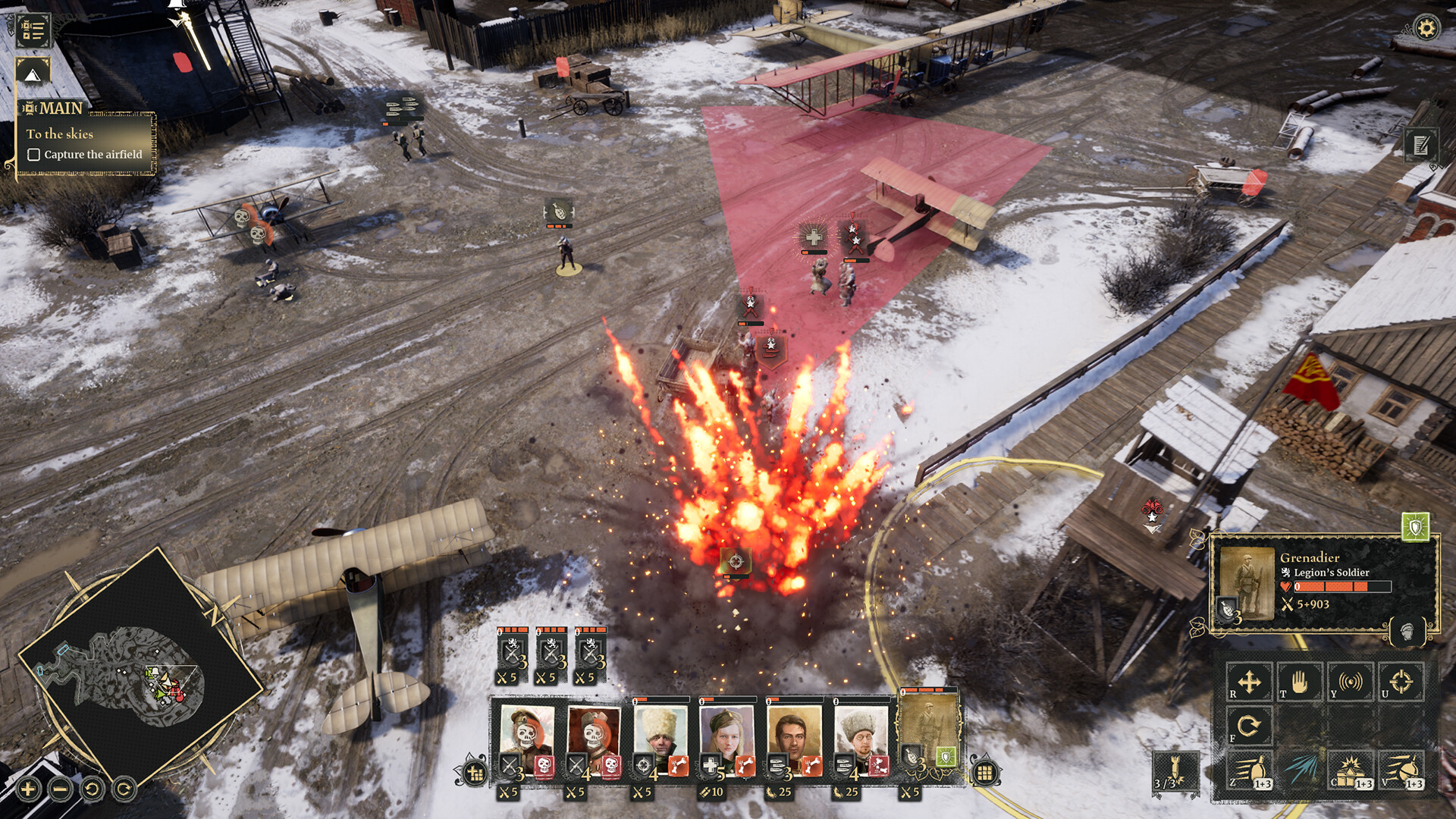 Top-down historical war-themed RTS gameplay in Last Train Home