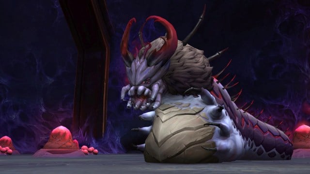 A huge ugly slug in world of warcraft