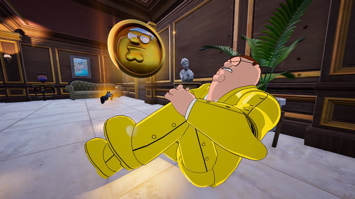 Peter Griffin Shin Grab in Fortnite