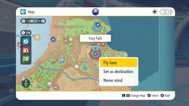 Kubfu's location in Pokémon Scarlet and Violet