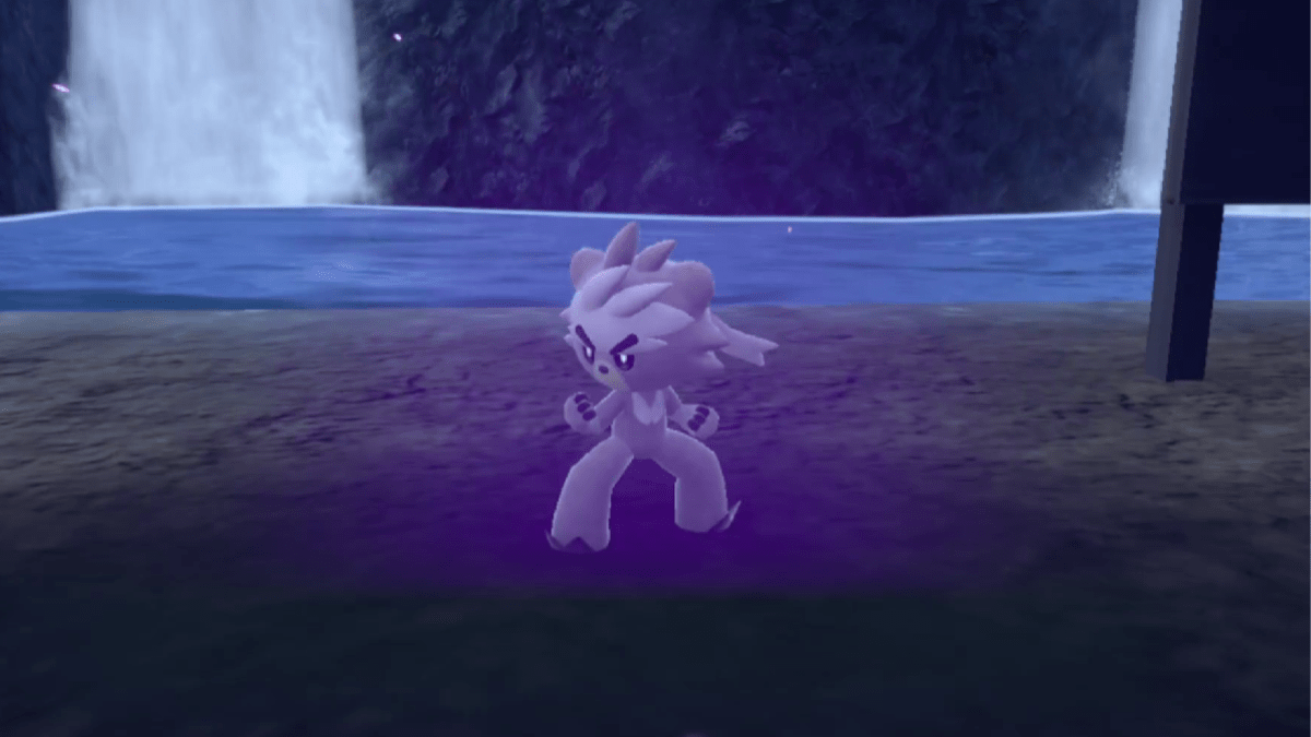 Kubfu at Fury Falls in Pokémon Scarlet and Violet