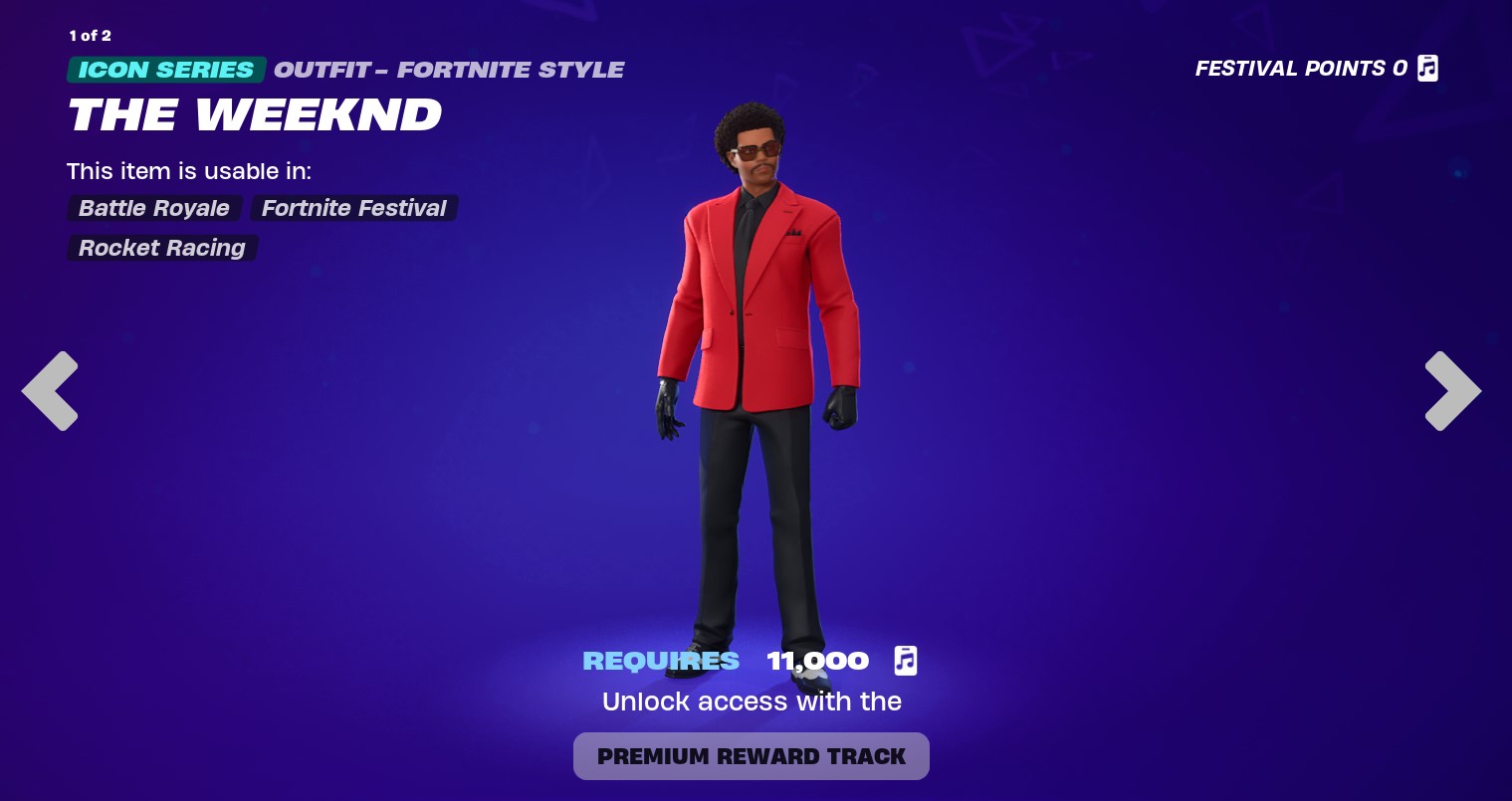 new fortnite festival pass skin