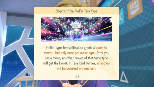 A description of Stellar Type Pokemon.