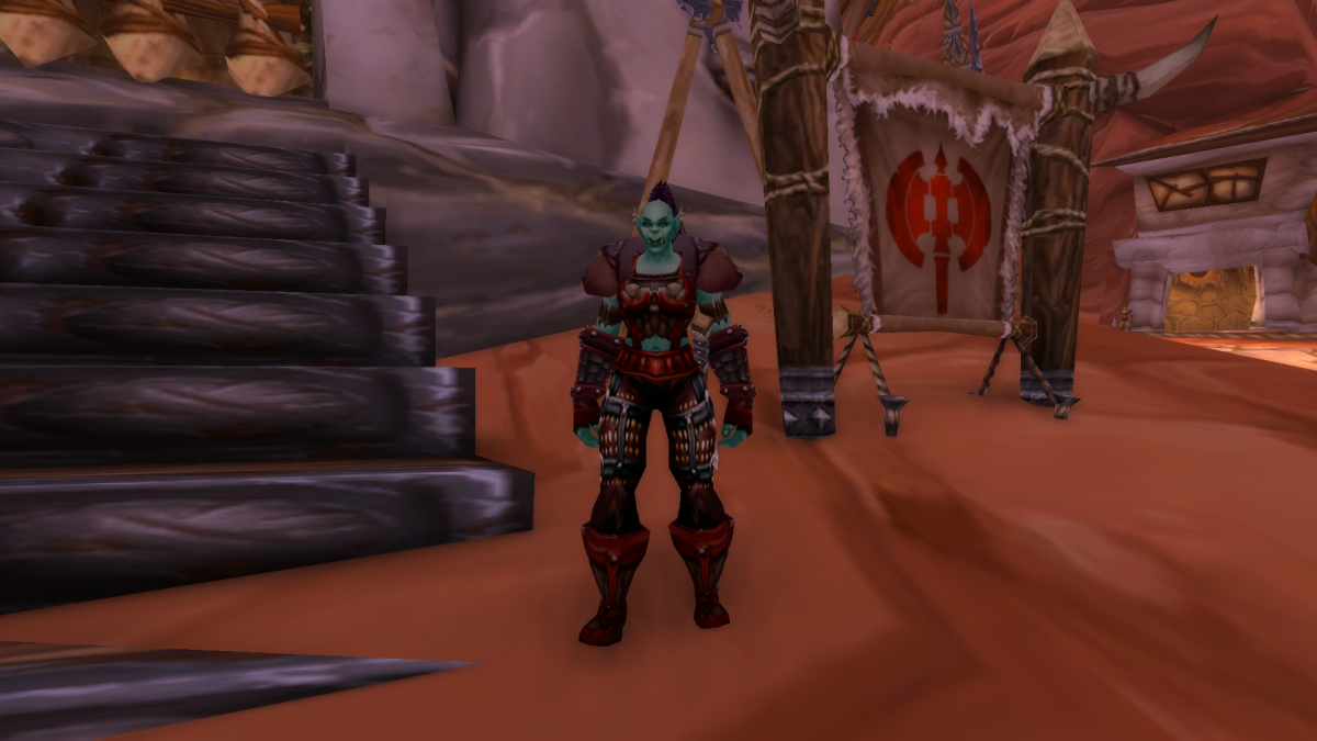Image of an Orcish vendor in WoW SoD.