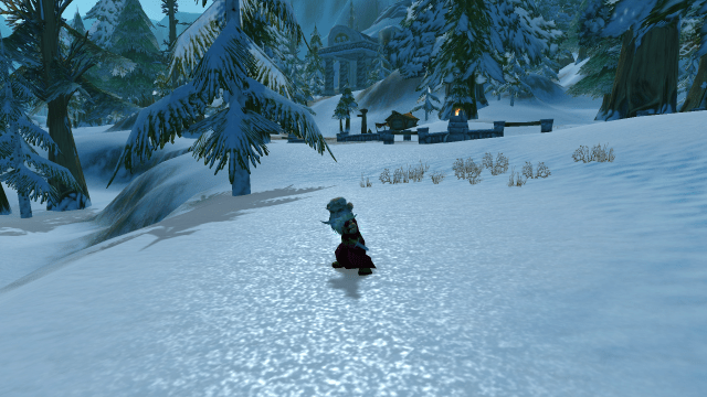 Image of a gnome warlock in WoW SoD casting a spell.