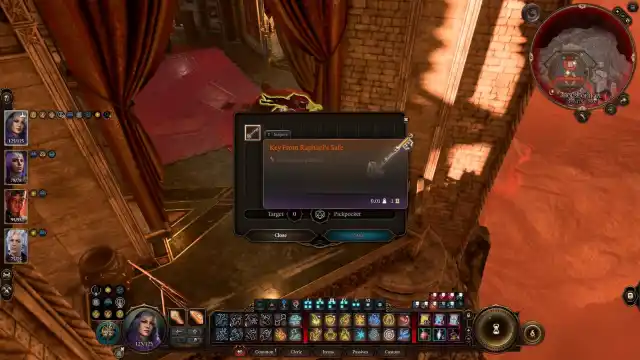 In-game screen shot showing Harleep's loot in Baldur's Gate 3