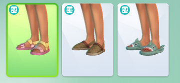 All shoes in The Sims 4 For Rent.