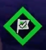 The claim point icon in Fortnite.