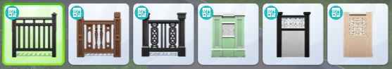 All fences in The Sims 4 For Rent.