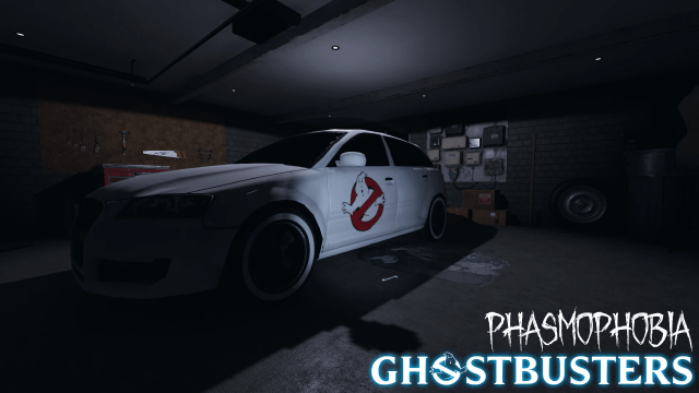 Ghostbusters truck in Phasmophobia.