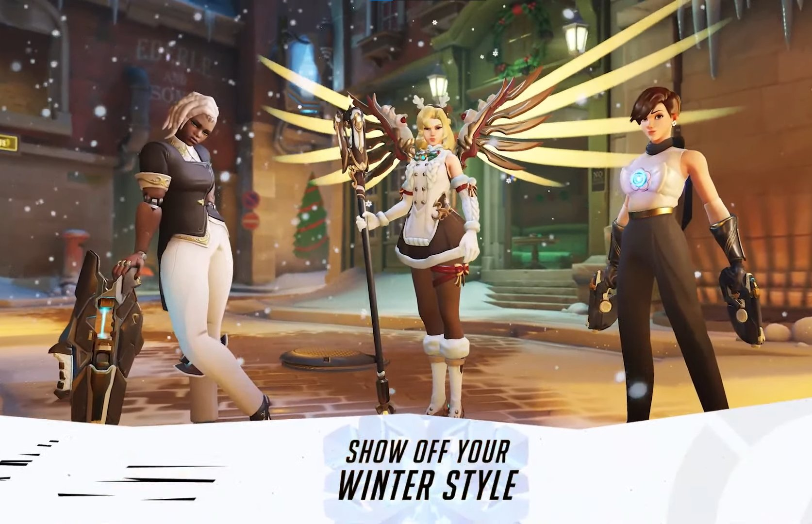 Mercy's new skin in Overwatch 2 is a holidaythemed present for all of