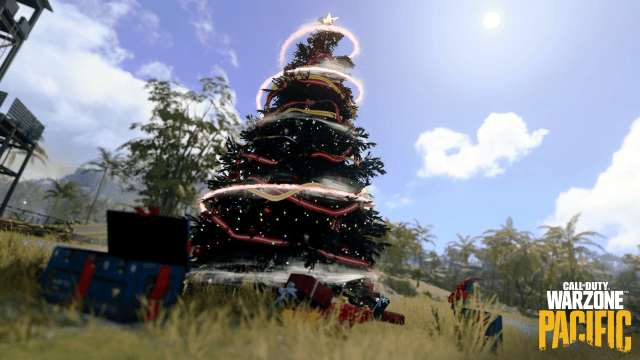 Call of Duty Warzone Pacific Christmas tree screenshot