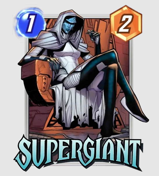 Marvel Snap card Supergiant.