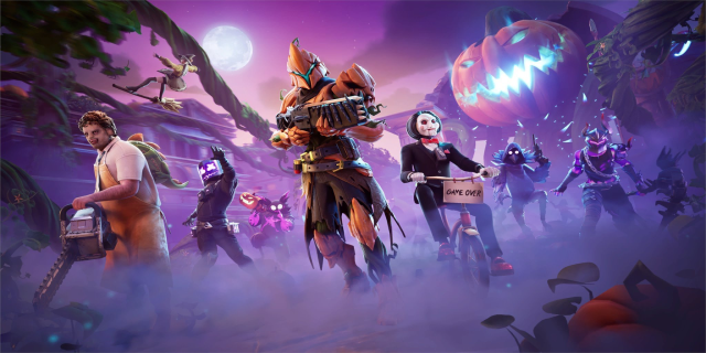 fortnitemares key art from 2024 featured saw's billy and leatherspace