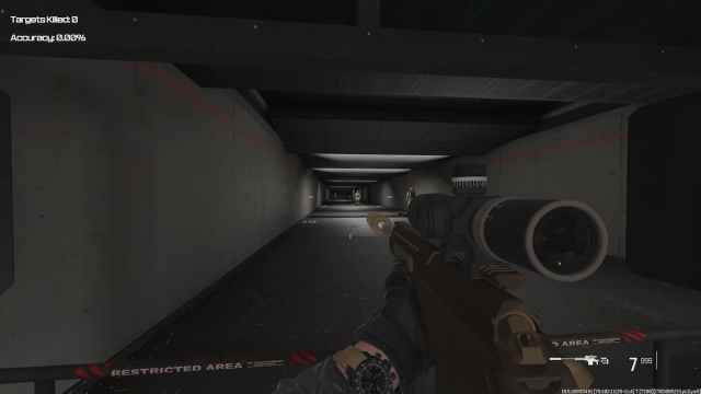 XRK Stalker sniper rifle in Warzone firing range