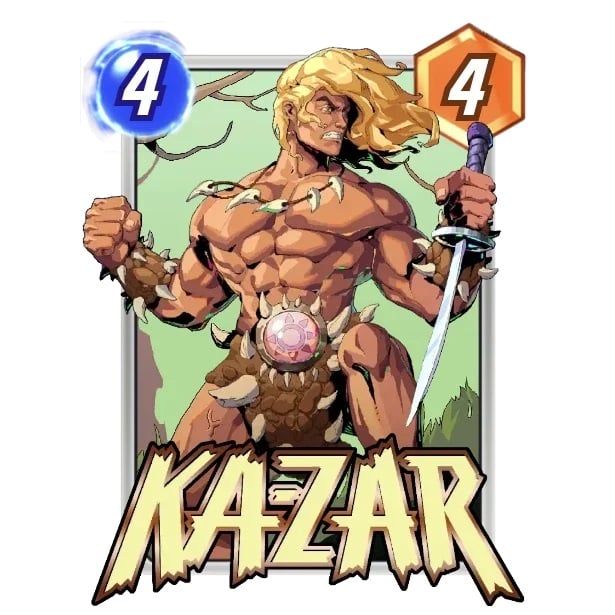 Marvel Snap Ka-Zar Kazar card