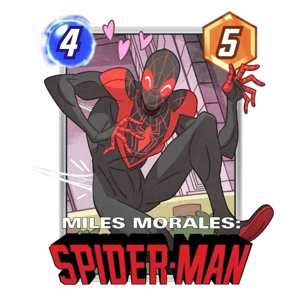 Marvel Snap Miles Morales Spider-Man card