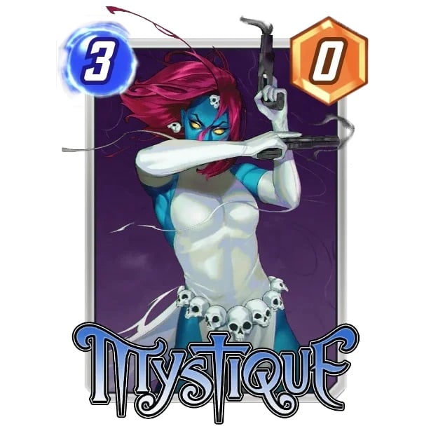 Marvel Snap Mystique card