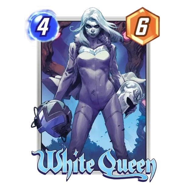 Marvel Snap White Queen card