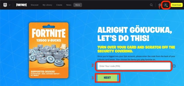 How to redeem Fortnite codes: skins, V-Bucks cards and more