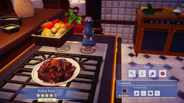 All meat-based meals in Disney Dreamlight Valley