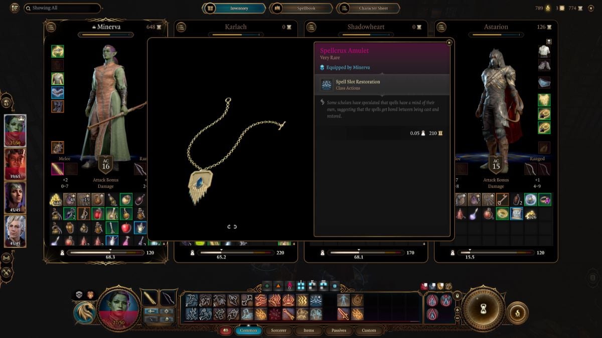 Baldur S Gate 3 Spellcrux Amulet Where To Get It And How It Works   BG3 Spellcrux Examine 