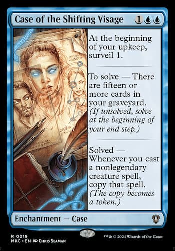 Case of the Shifting Visage copies multiple spells.