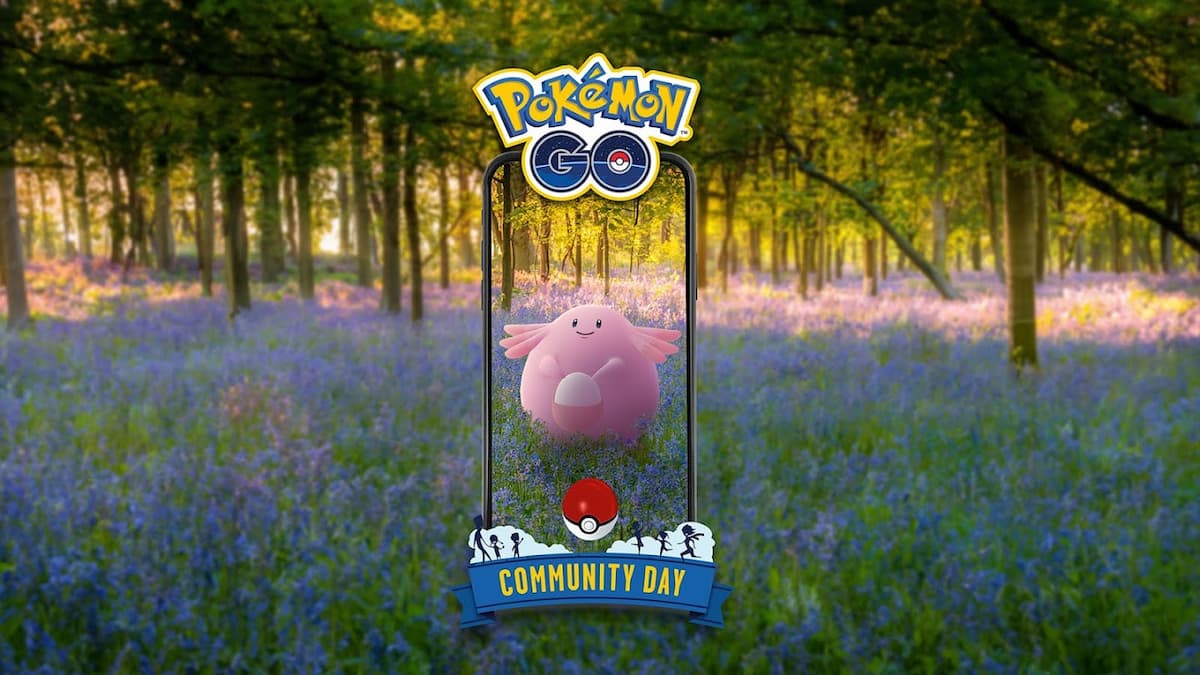 Chansey wandering into a Pokemon Go Community Day.