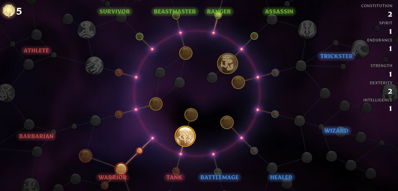 Image of the Skill Tree in Enshrouded.