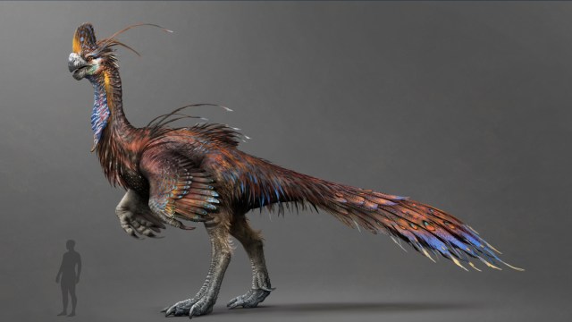 Concept art for the Gigantoraptor in Ark: Survival Ascended.