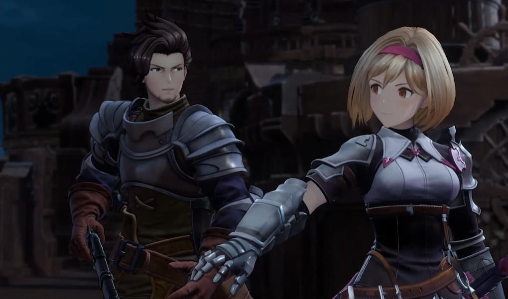 Two characters in Granblue Fantasy: Relink