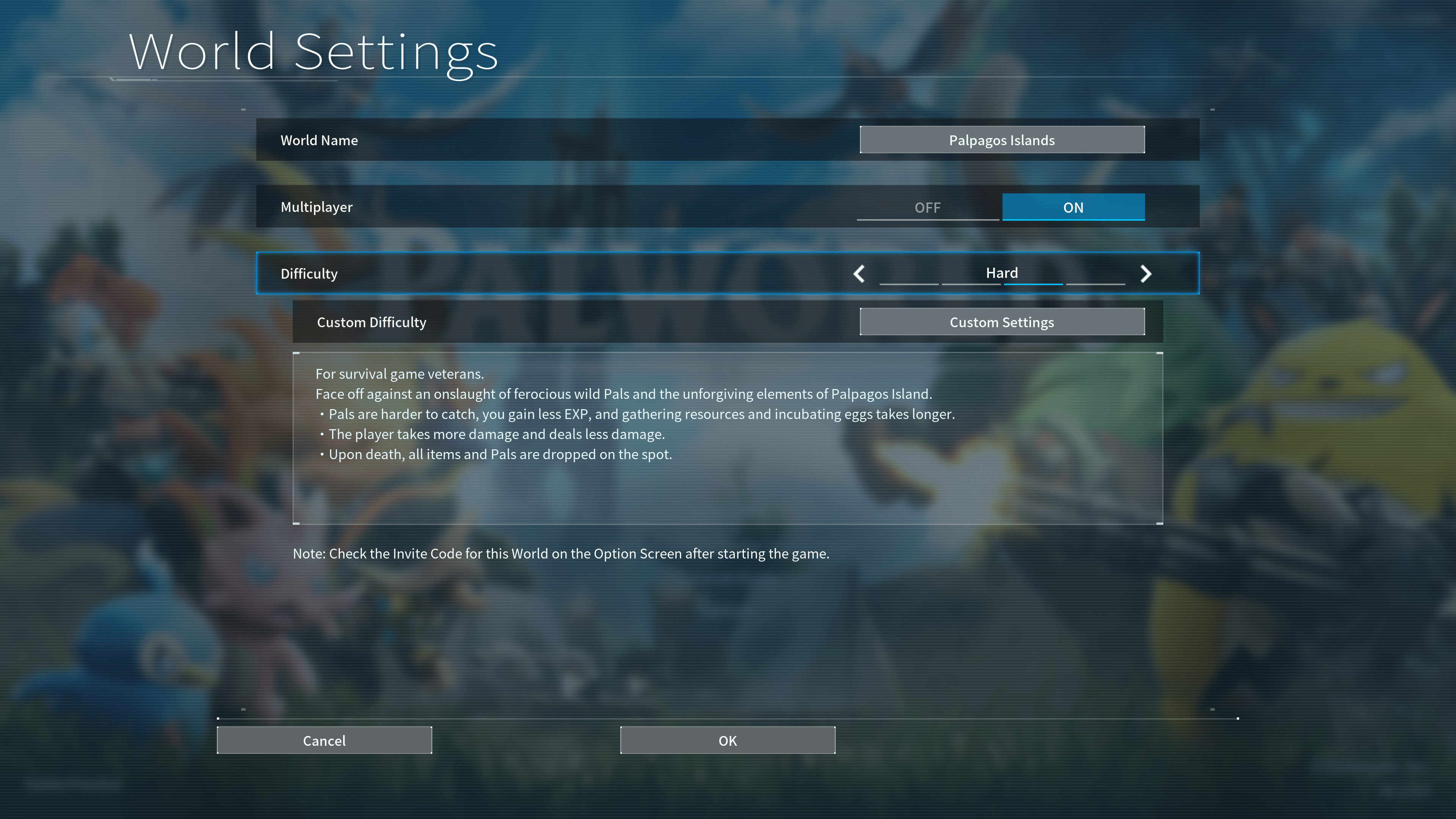 Palworld Difficulty Settings: Which World Should You Choose
