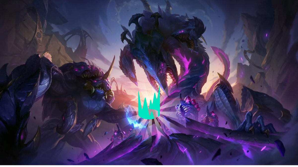 The LEC logo is placed in the middle of several Void creatures.